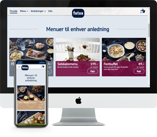 Bilka and føtex Grow Food E-commerce Screenshot