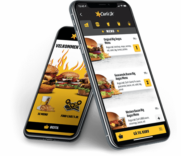 Carl’s Jr. Food Pre-ordering App Screenshot