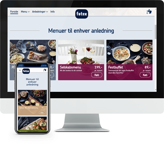 Bilka and føtex Grow Food E-commerce Screenshot